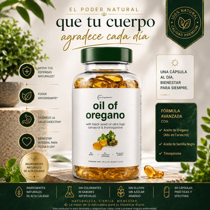 OréganoPro Shield - Defensa Natural en Cápsula